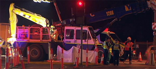Franna accident